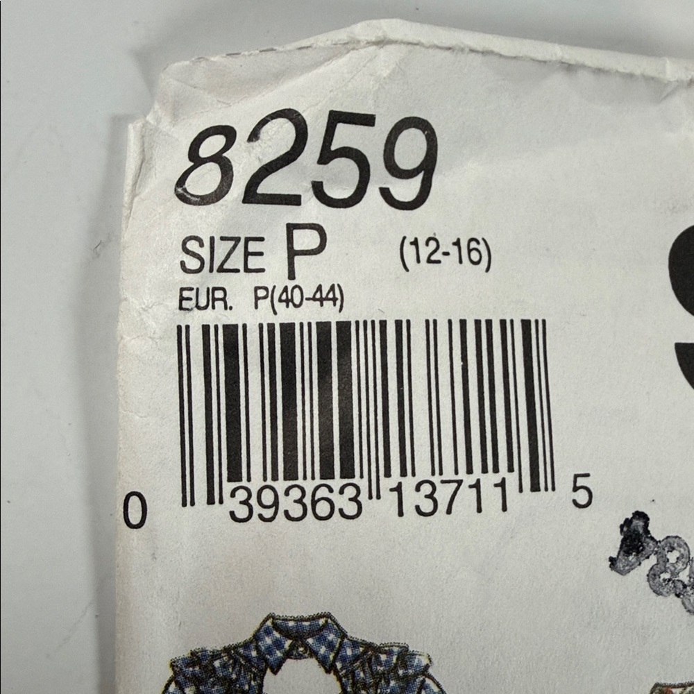 SIMPLICITY #8259 MISSES SIZE 12-14-16 SIX VARIATIONS OF BLOUSES PATTERN UNCUT‎ - Picture 5 of 5